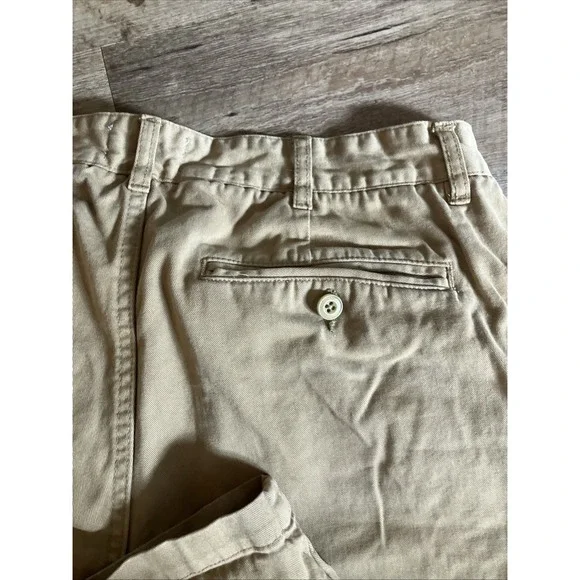Taylor Stitch The Foundation Democratic Pants Organic Khaki Chino 34 READ Hole - Picture 13 of 13